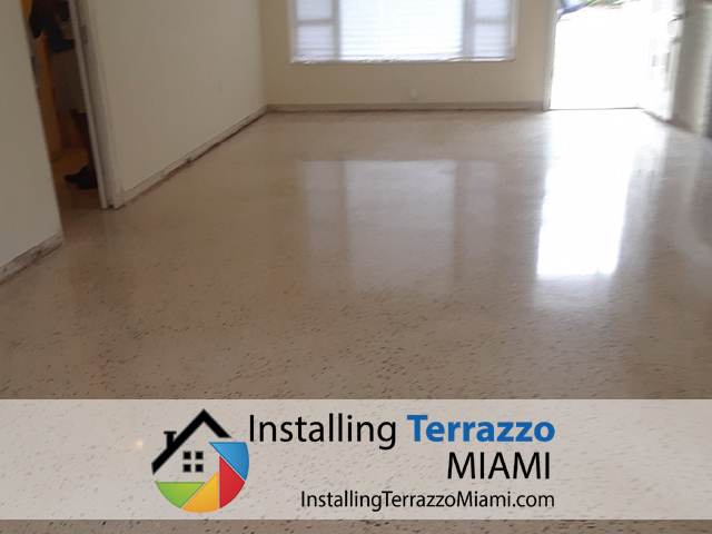 Polishing Terrazzo Floors in Miami