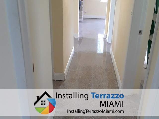 Installing Terrazzo Process in Miami