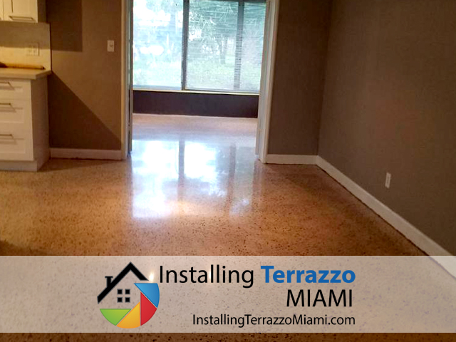 Terrazzo Floor Restoration in Miami