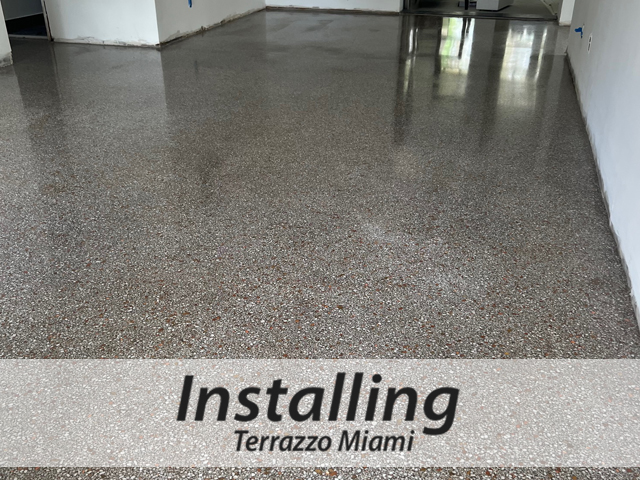 New Terrazzo floors Installation Miami